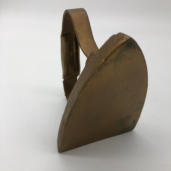 Antiques 1900's Pagoel Cast Iron Sad Iron Gold Cast Iron - Picture 7 of 9